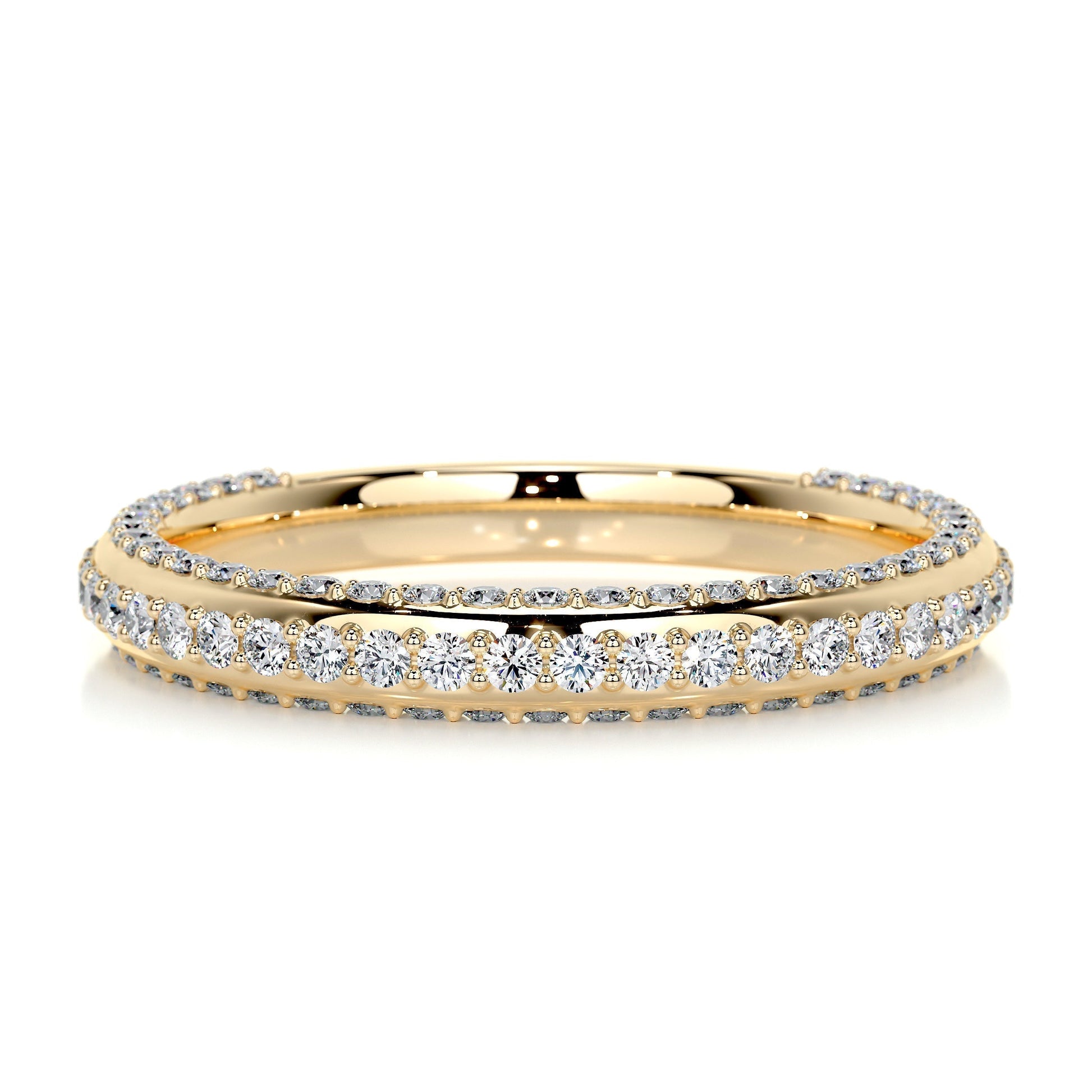 0.75ct Round EF- VVS Diamond Wedding Band