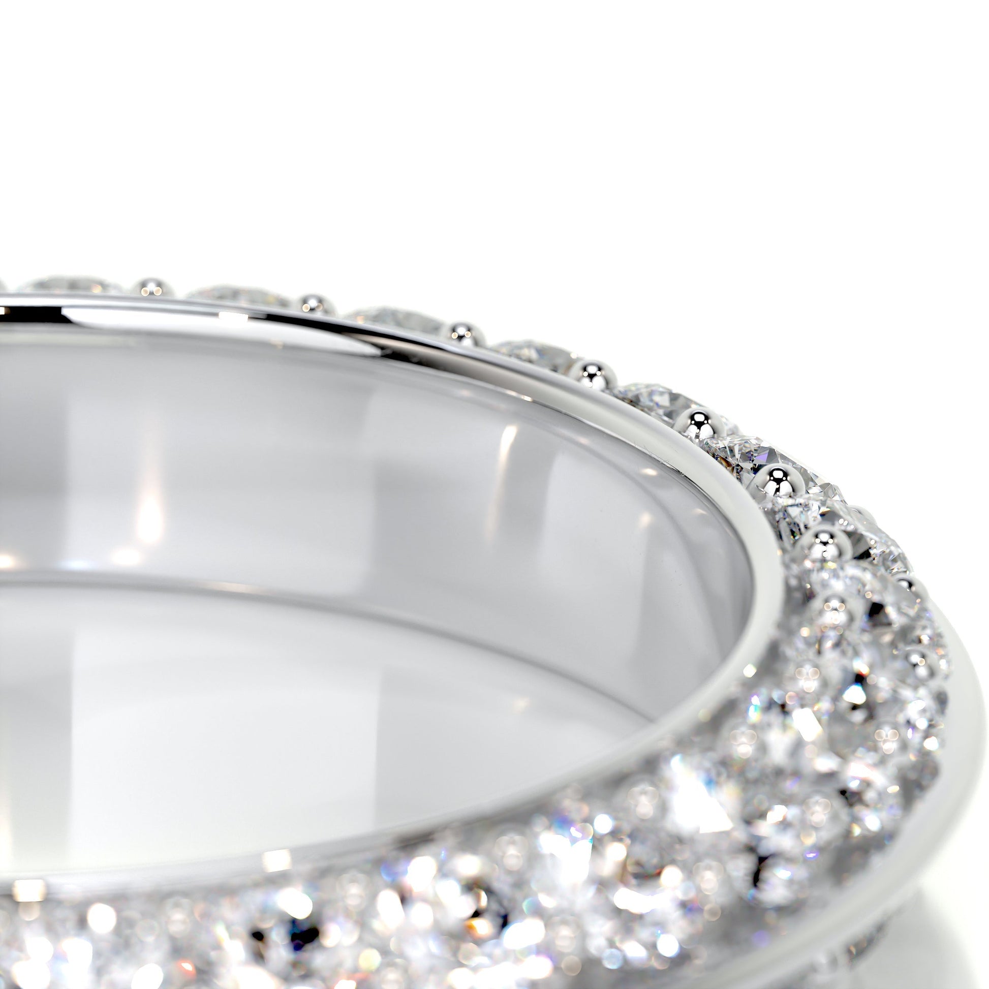 0.5ct Round EF- VVS Diamond Full Eternity Wedding Band