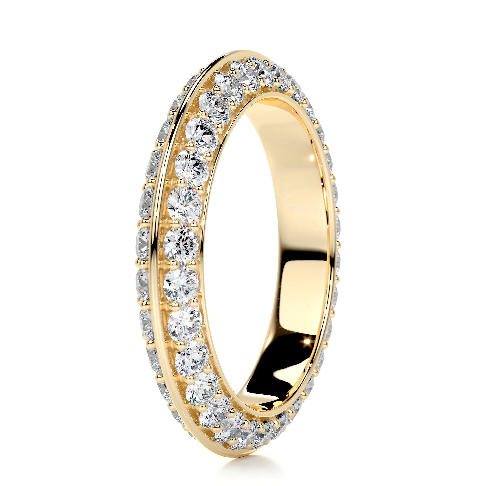 0.5ct Round EF- VVS Diamond Full Eternity Wedding Band