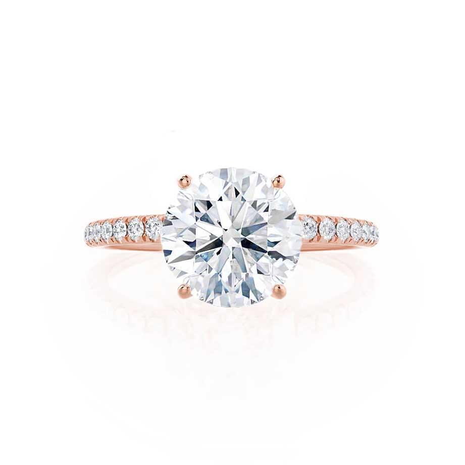 1.0 CT Round Solitaire CVD G/VVS1 Diamond Engagement Ring